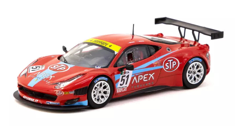 Tarmac Works Ferrari 458 Italia GT3 #51 FIA GT3 European Championship 2011 1/64 die-cast model