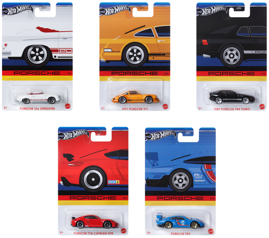 HotWheels Set | Porsche Set 2024 | GRT01 979G | Set of 5