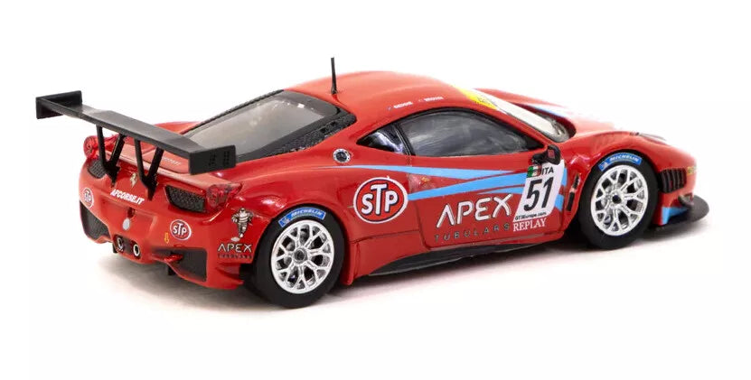 Tarmac Works Ferrari 458 Italia GT3 #51 FIA GT3 European Championship 2011 1/64 die-cast model