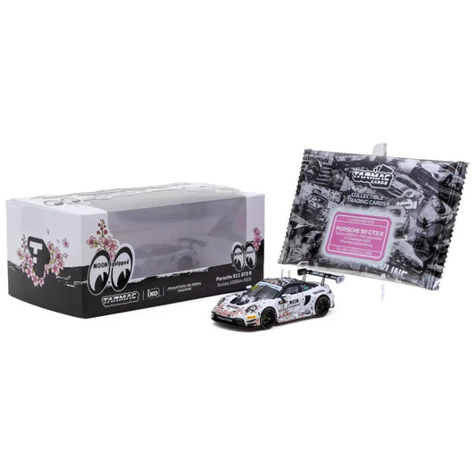 Tarmac Works 1:64 Porsche 911 GT3 R MOON Equipped #13 Suzuka 1000km 2025 die-cast model in special display packaging