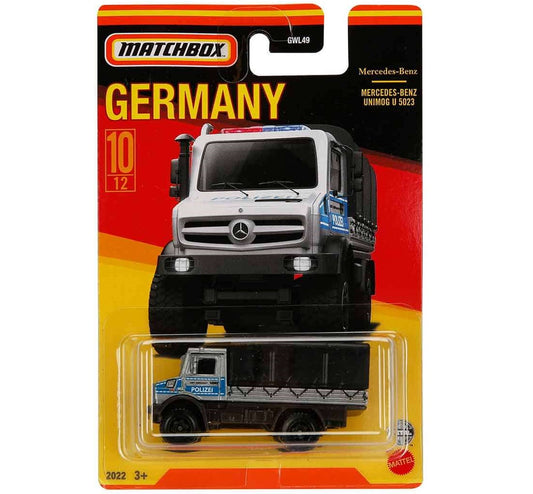 Matchbox | Stars of Germany | Mercedes-Benz Unimog U 5023 | 10/12 | GWL49 979D