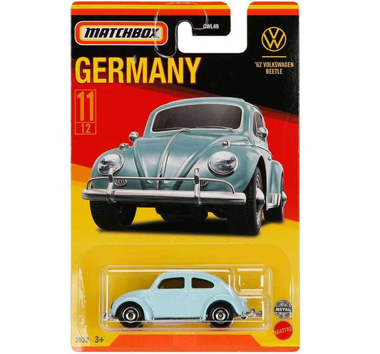 Matchbox | Stars of Germany | 62' VolksWagen Beetle | 11/12 | GWL49 979D