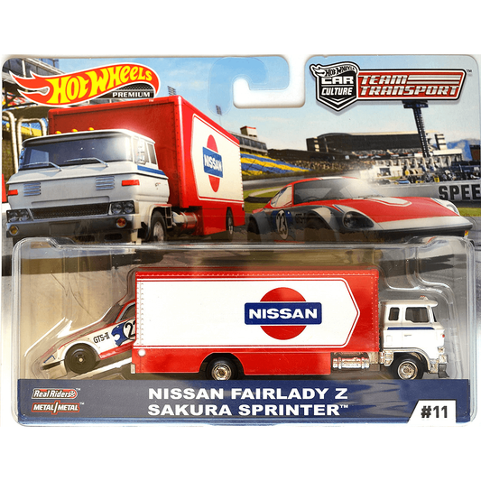 HotWheels Team Transport | Nissan Fairlady Z & Sakura Sprinter #11 | FLF56