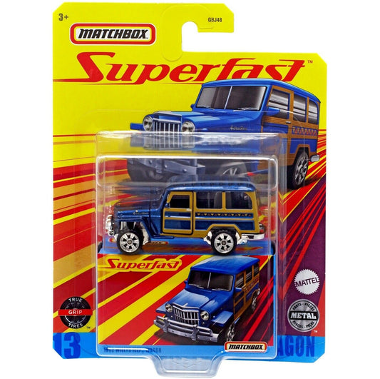 Matchbox | Superfast | 1962 Willys Jeep Wagon | #13 | GBJ48 Mix 8 | GKP43