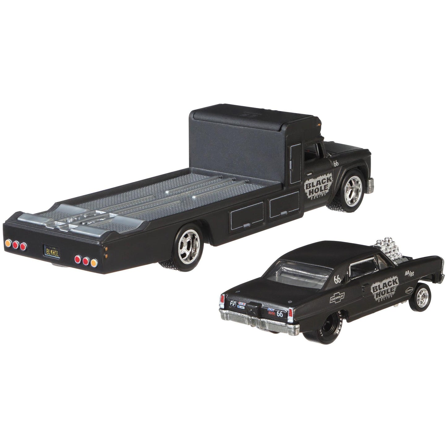 Hot Wheels 1:64 '66 Super Nova & Retro Rig – Team Transport #7 FYT09 FLF56 Die-Cast Model