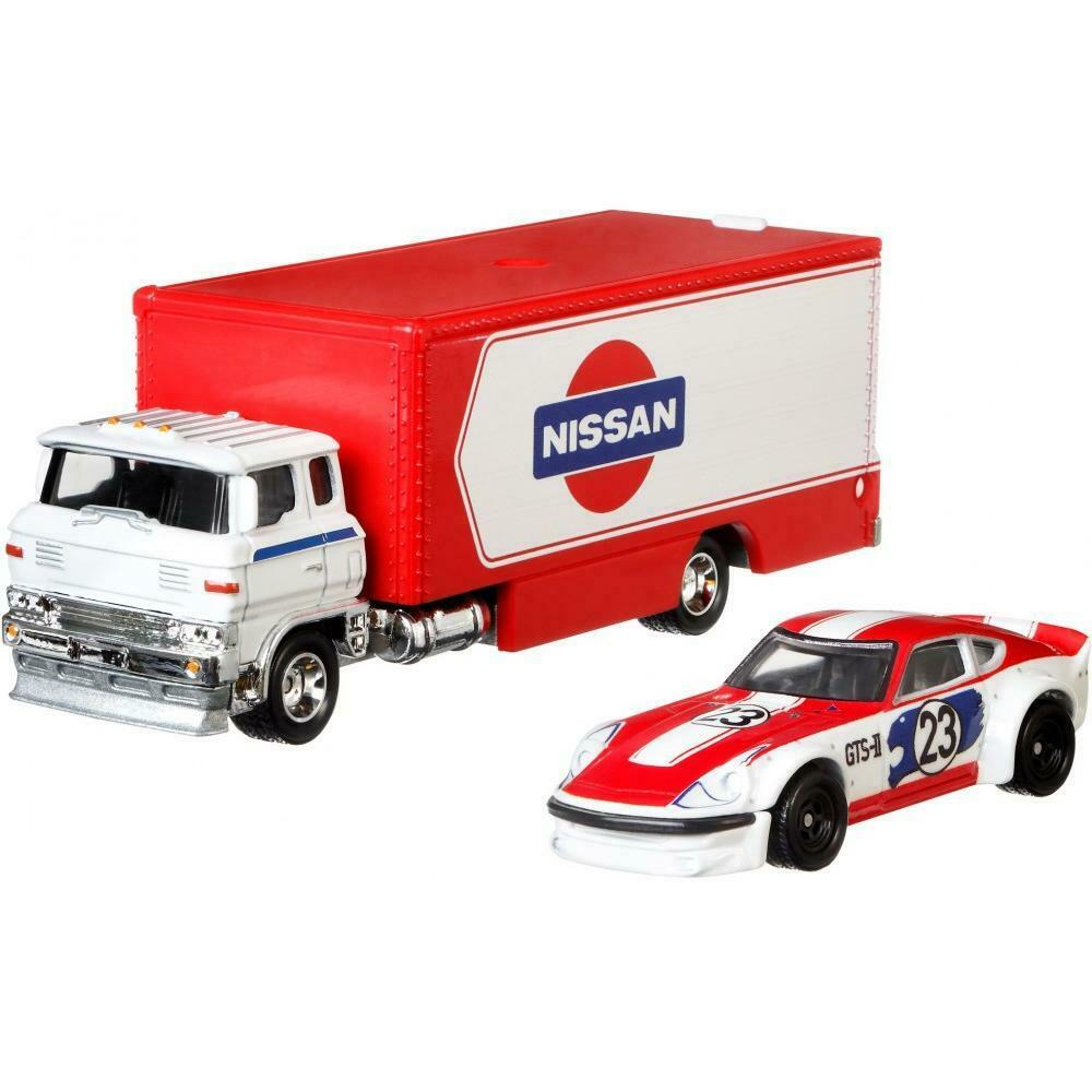 Hot Wheels Nissan Fairlady Z & Sakura Sprinter – Team Transport #11 FYT14 FLF56 1/64 Die-Cast Model