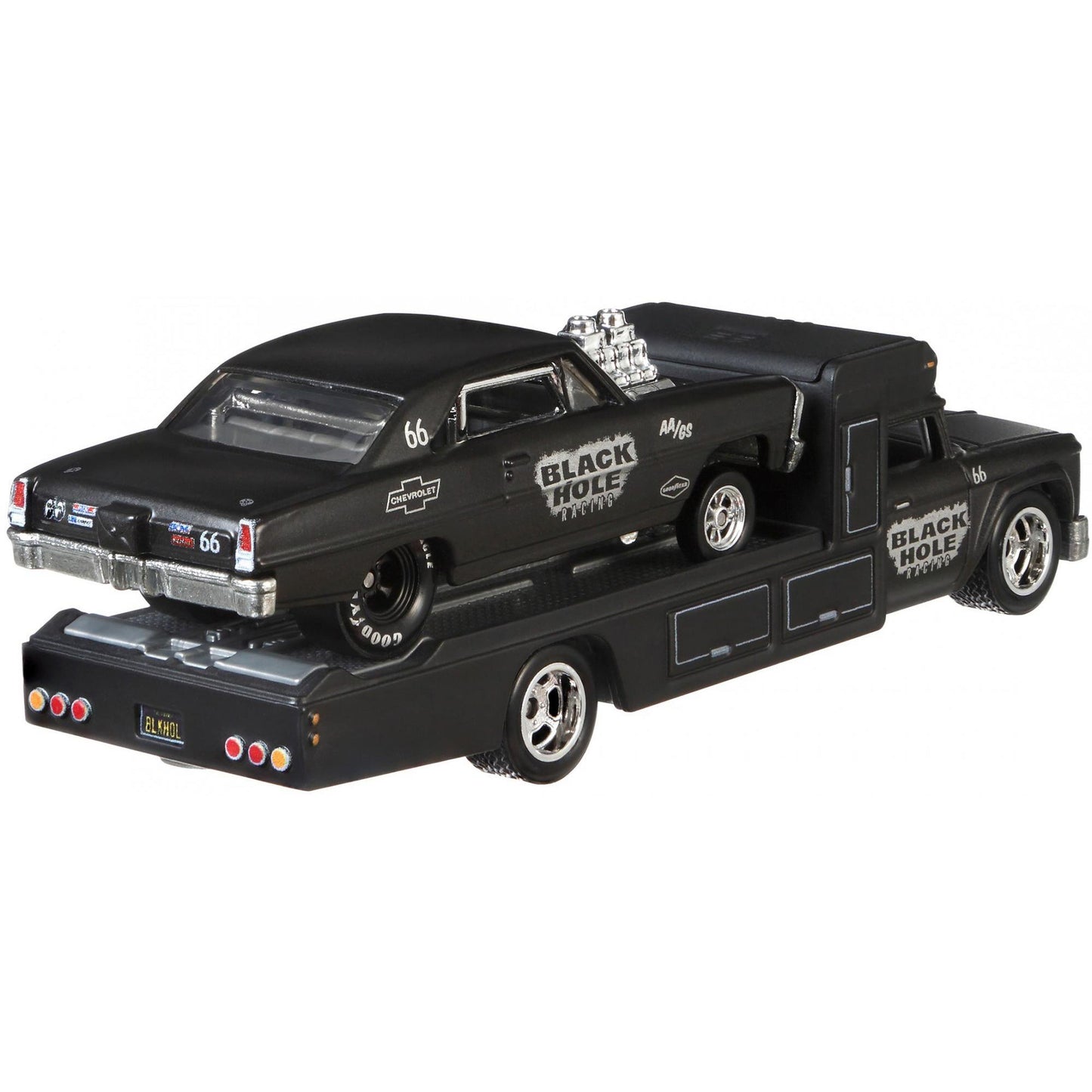 Hot Wheels 1:64 '66 Super Nova & Retro Rig – Team Transport #7 FYT09 FLF56 Die-Cast Model