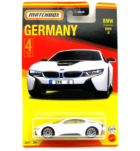 Matchbox | Stars of Germany | BMW i8 | 4/12 | GWL49 979B