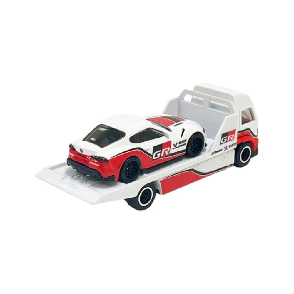 Hot Wheels 1:64 2021 Toyota GR Supra & Aero Lift – Team Transport #37 GRK65 FLF56 Die-Cast Model