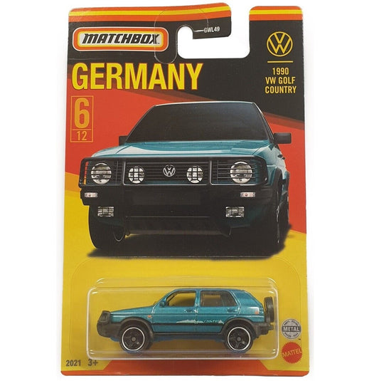Matchbox | Stars of Germany | 1990 VW Golf Country | 6/12 | GWL49 979B