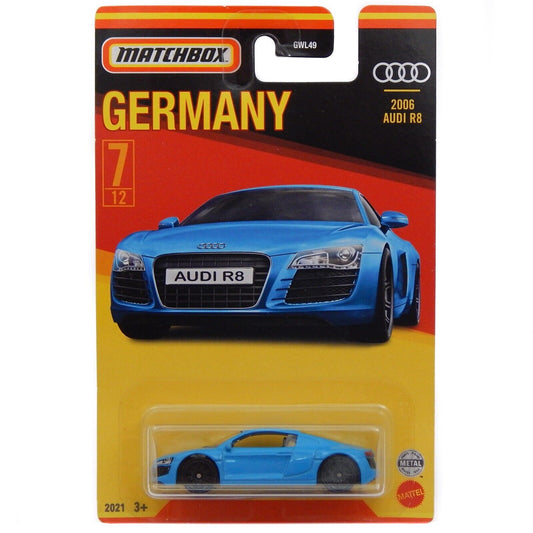 Matchbox | Stars of Germany | 2007 Audi R8 | 5/12 | GWL49 979B