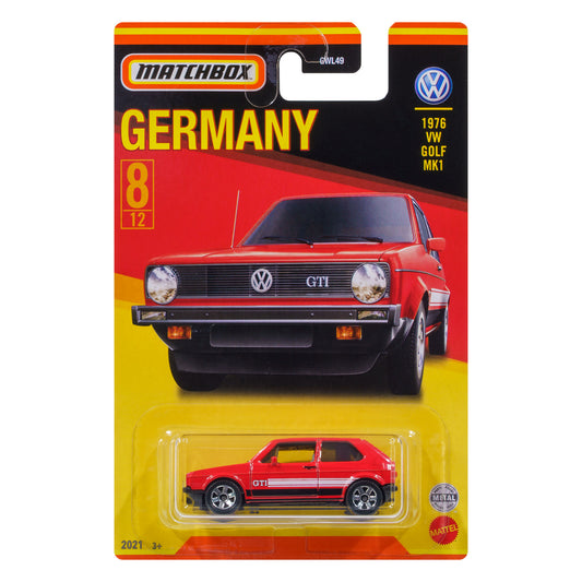 Matchbox | Stars of Germany | 1976 VW Golf MK1 | 8/12 | GWL49 979A