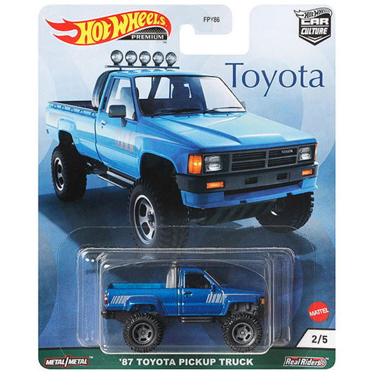 HotWheels Premium | Car Culture | '87 Toyota Pickup Truck Hilux | FPY86 957H