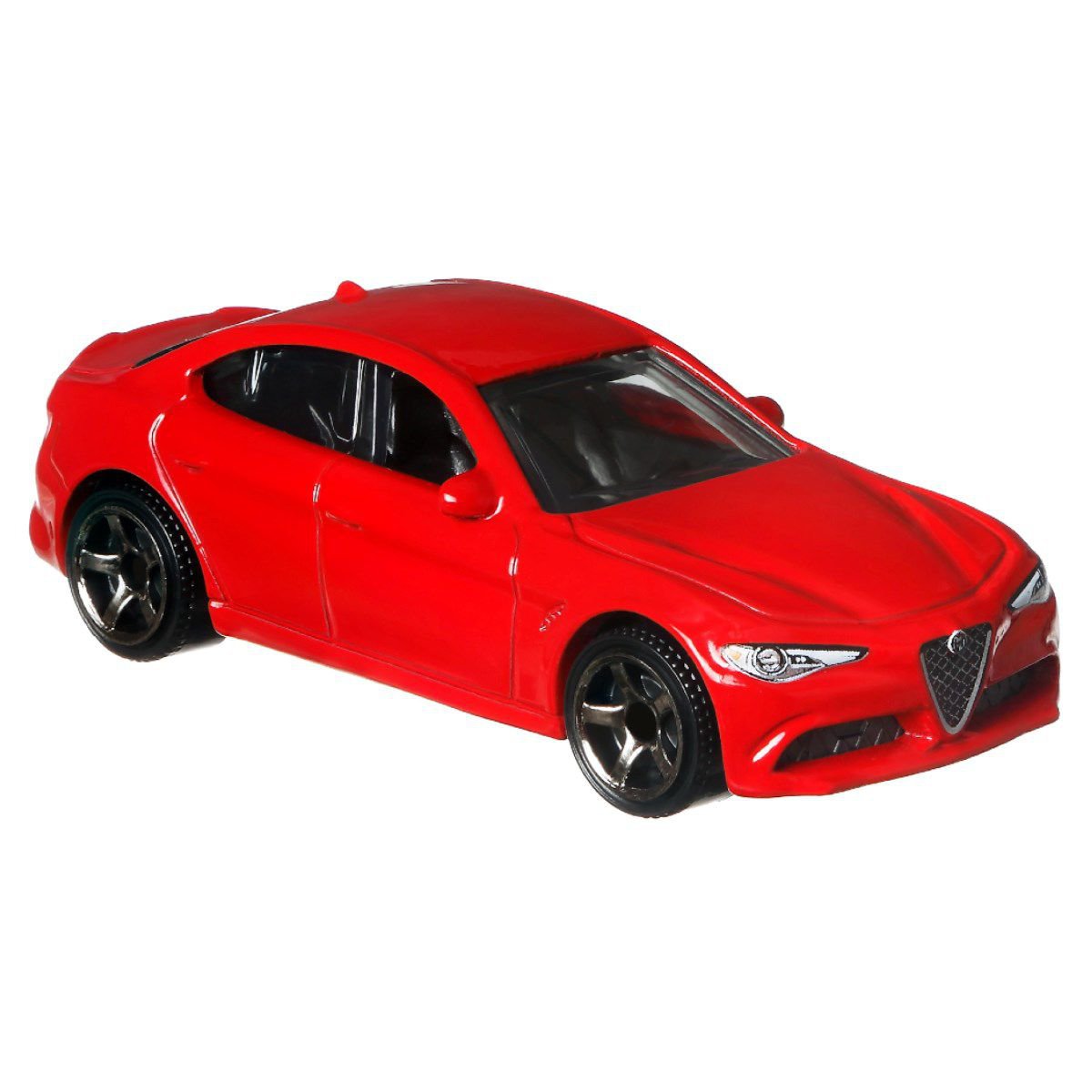 Matchbox Alfa Romeo Giulia HFF65 die-cast model from the Stars of Italy series numbered 6 of 12.